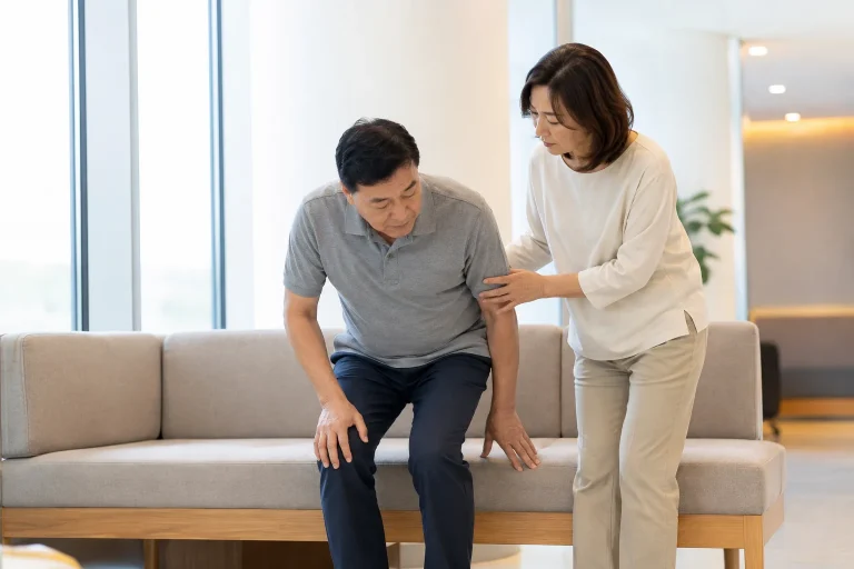 영등포 의료기관 정보를 확인하는 모습